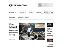 Tablet Screenshot of caknun.com